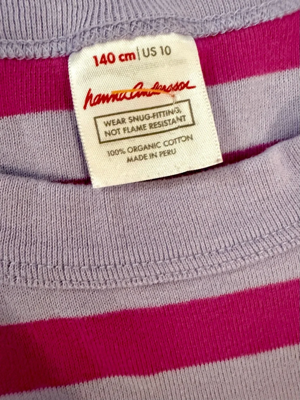 Hanna Andersson Girls Organic Cotton Pajama Tops Bundle — Size 8 + 10 NWOT